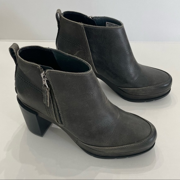 NEW! Sorel Blake Quarry Chunky Heeled Waterproof  Distressed Boots Size 10 - Picture 3 of 13